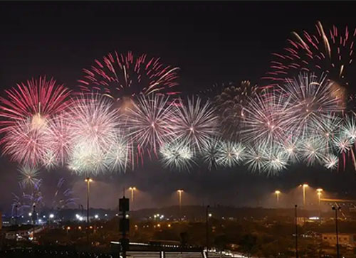 启东市焰火晚会